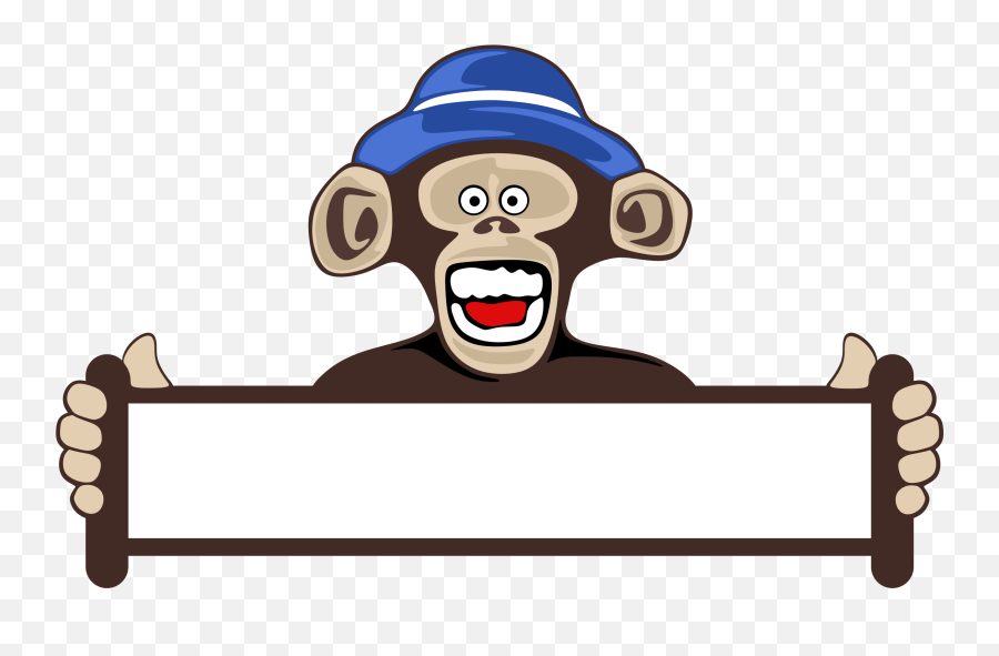 Blank Png - This Free Icons Png Design Of Monkey Holding Happy New Year 2020 Funny Wishes,Happy New Year Icon 2016