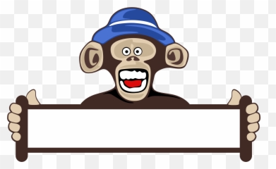 Blank Png - This Free Icons Png Design Of Monkey Holding Happy New Year 2020 Funny Wishes