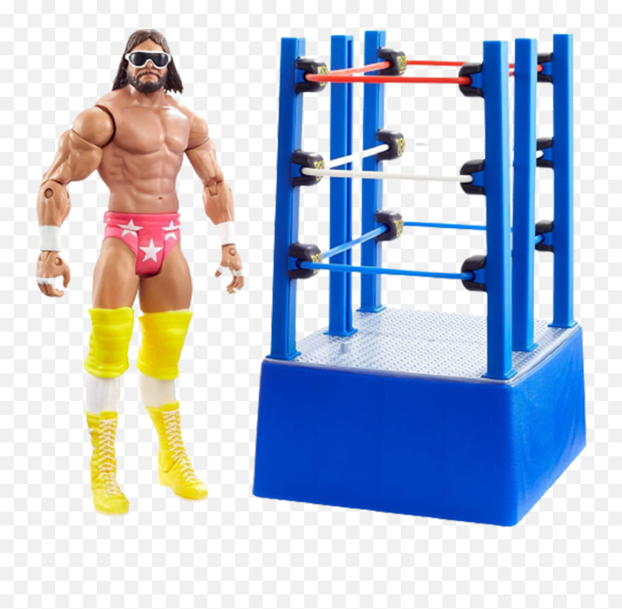 Wrestlemania Iii Randy Savage Action - Wwe Wrestlemania Ring Action Figures Png,Wrestling Ring Icon