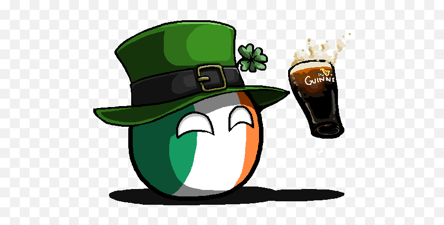 Irelandball - Ireland Polandball Png,St Patrick Orthodox Icon