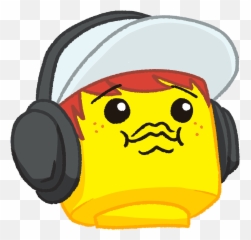 Headphones Clipart Comic - Lego Discord Emotes Png,Headphones Clipart Transparent