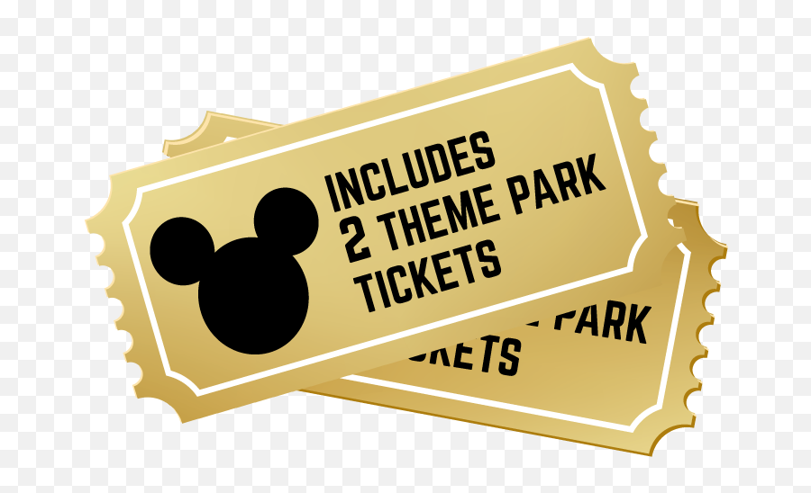 Download 2 Theme Park Tickets Included - Orlando Full Size Clip Art Png,Orlando Png