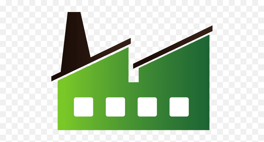 Green Factory Building Icon - Canva Factory Green Icon Png,Green Building Icon