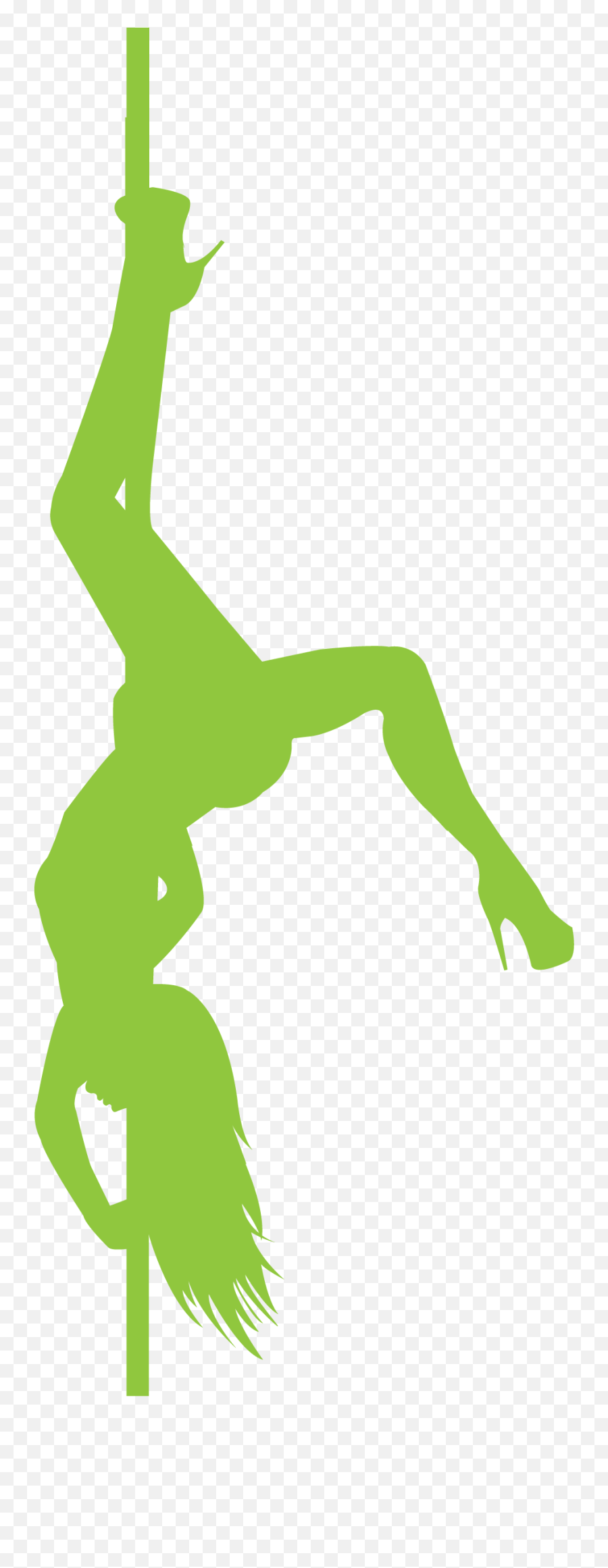 Download Hd Woman Pole Dance Icon Transparent Png Image - Pole Dance,Dance Icon Png