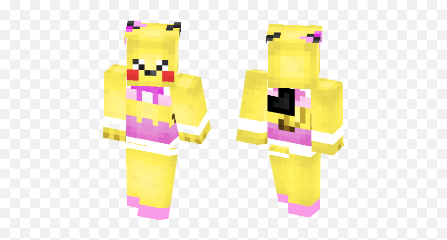 Download Pikachu Pop Star Cute Costume Minecraft Skin For - Warrior Princess Minecraft Skin Png,Pop Icon