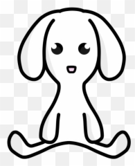 Rabbit Bear Png Svg Clip Art For Web - Download Art Clipart Dog Snow