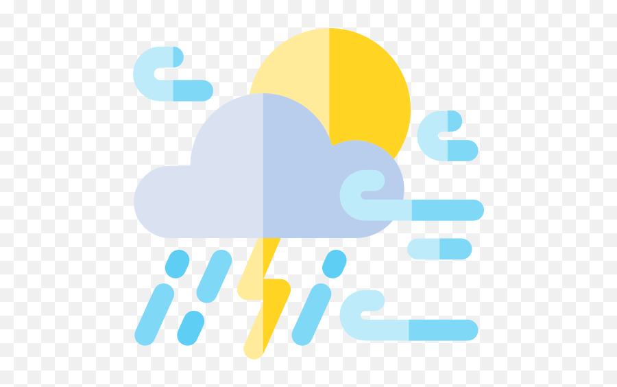 Storm - Free Weather Icons Dot Png,Storm Icon Blue Rain