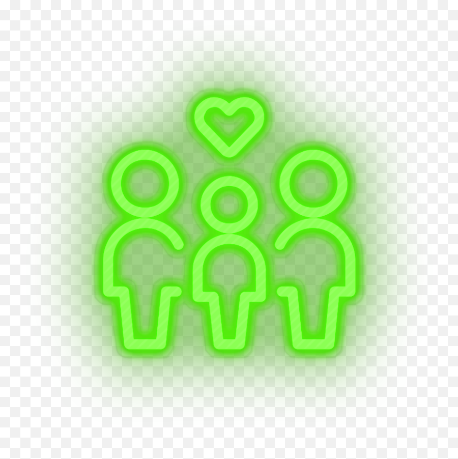 Parent Person Human Heart Parents Baby Neon Sign - Family Language Png,Green Person Icon