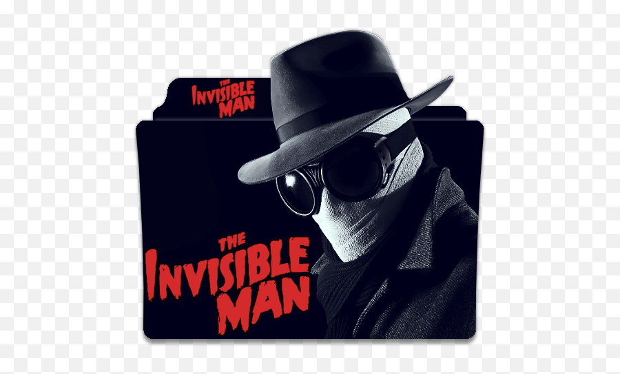 The Invisible Man 2020 Folder Icon - Designbust Invisible Man 1933 Hat Png,Beauty And The Beast Icon