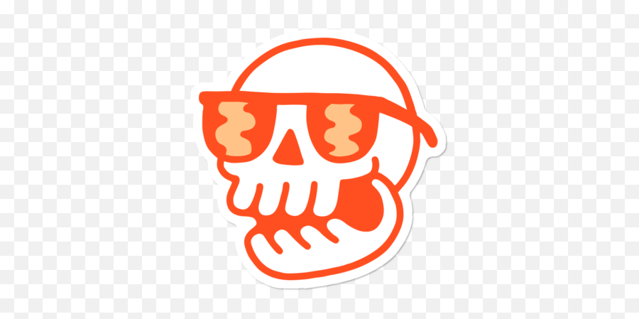 Featured Stickers Skulls T - Shirts Tanks Dot Png,Red Skull Icon