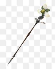 Final Fantasy Xiv Weapons Wiki Fandom - White Flower Staff png