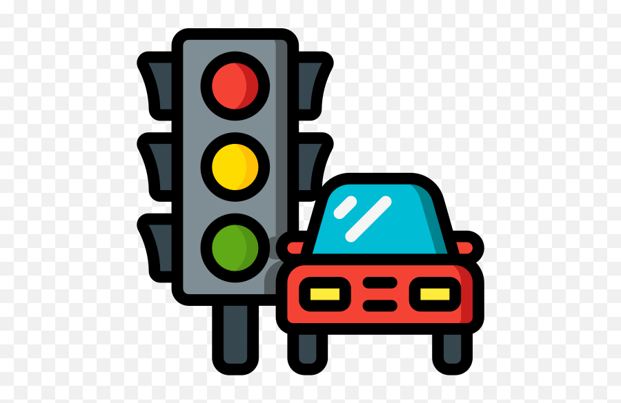 Traffic Light - Free Transportation Icons Car Auction Icon Png,Green Traffic Light Icon