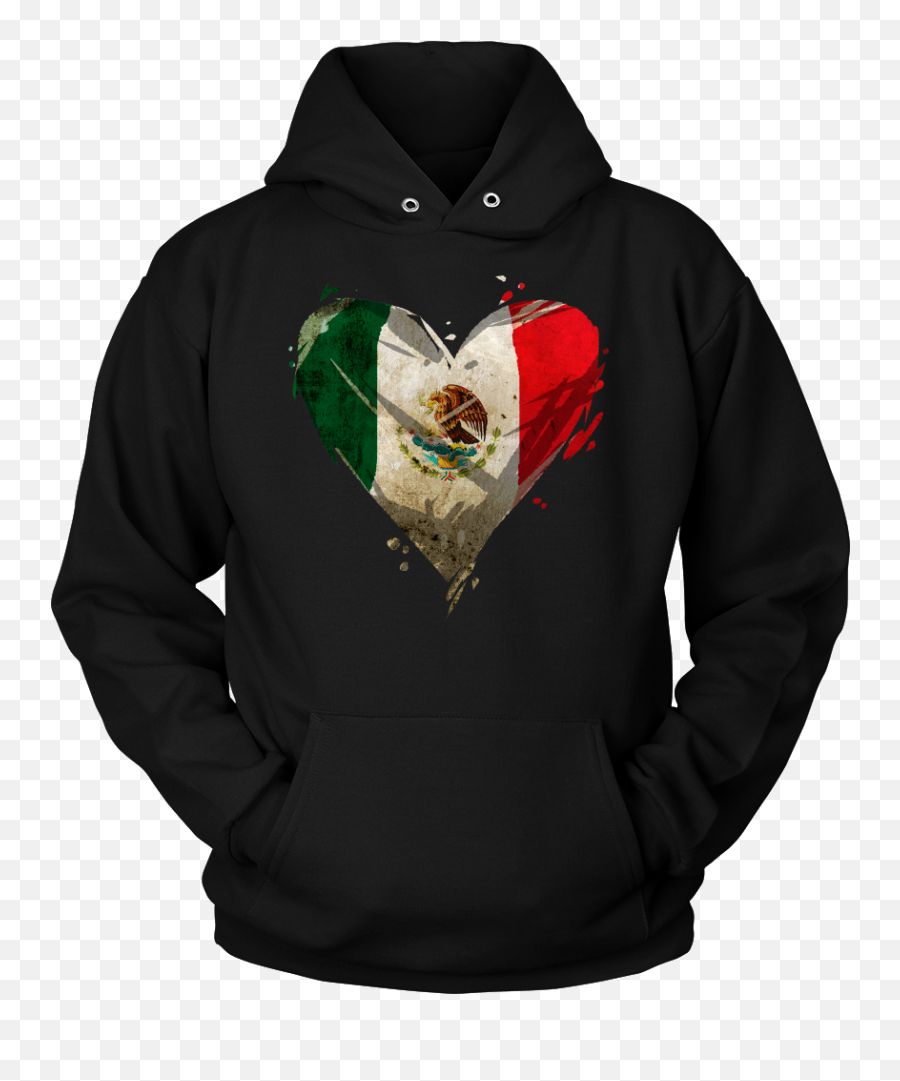 I Love Mexico Mexican Flag Heart Distressed Souvenir Gift Hoodie - Jesus Is My Super Hero Png,Mexican Flag Transparent