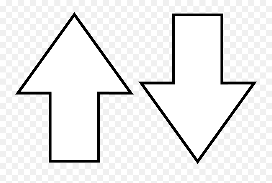 White Arrow Logo - Arrows Point Up And Down Png,White Arrow Png