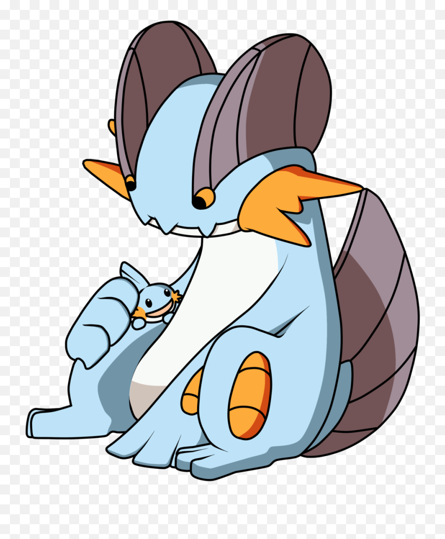 Cute Swampert And Mudkip Png Image With - Mudkip And Swampert,Mudkip Png