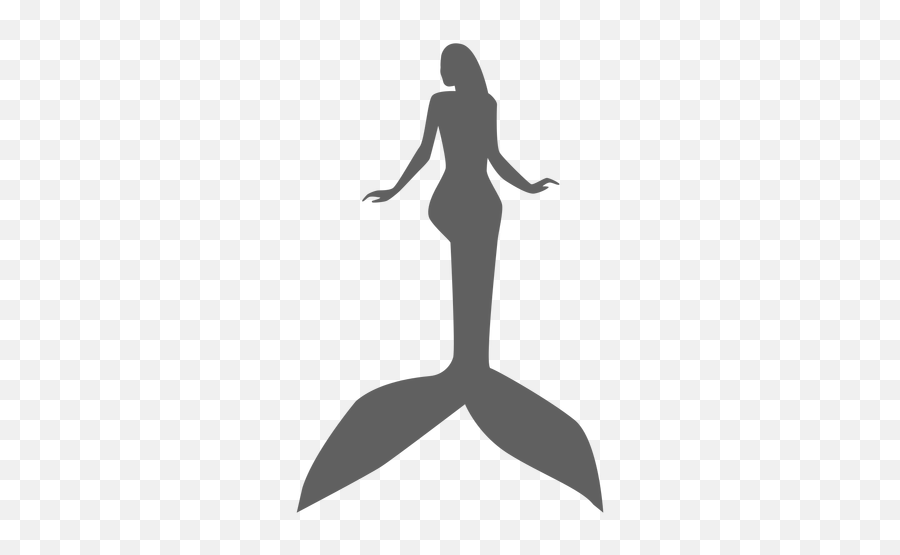 Mermaid Nymph Tail Siren Silhouette - Silhouette Png,Mermaid Silhouette Png