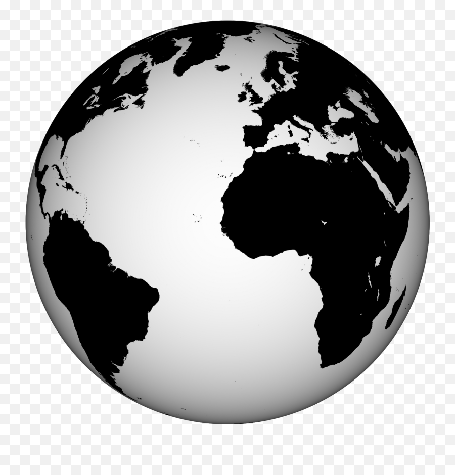 Browse And Download Earth Png Pictures 25621 - Free Icons Black And White Earth,Globe Png Icon