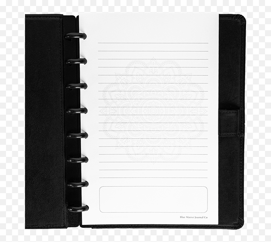Discbound Paper - Blue Maeve Journal Co Sketch Pad Png,Notebook Paper Png