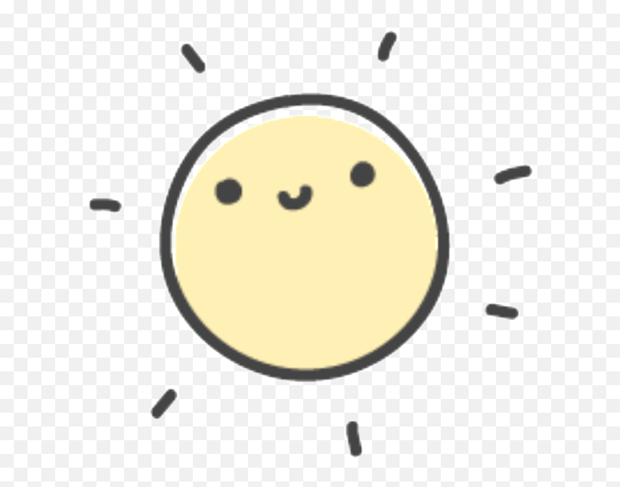 Download Hd Hand Drawn Smiling Sun - Cartoon Png,Smiling Sun Png