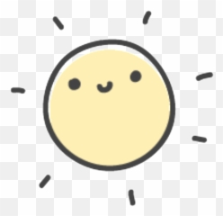 Download Hd Hand Drawn Smiling Sun - Cartoon png