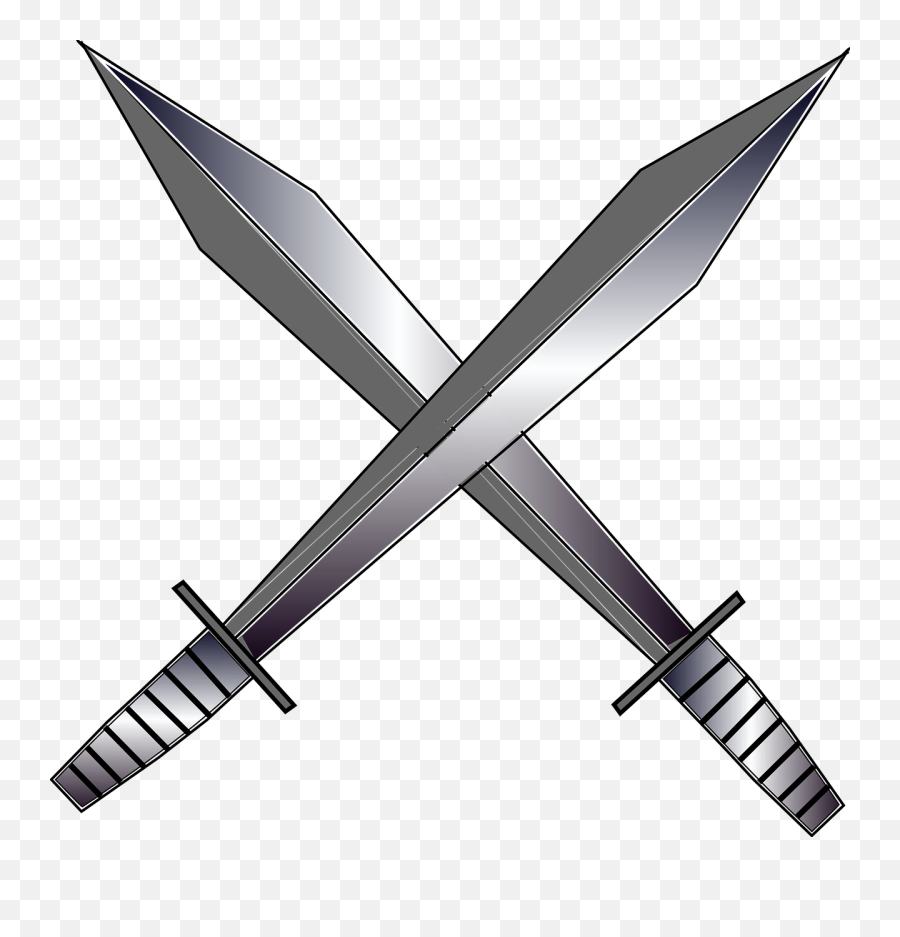 Swords Cross Transparent Png Clipart - Crossed Sword Clipart Transparent Background,Sword Transparent Background