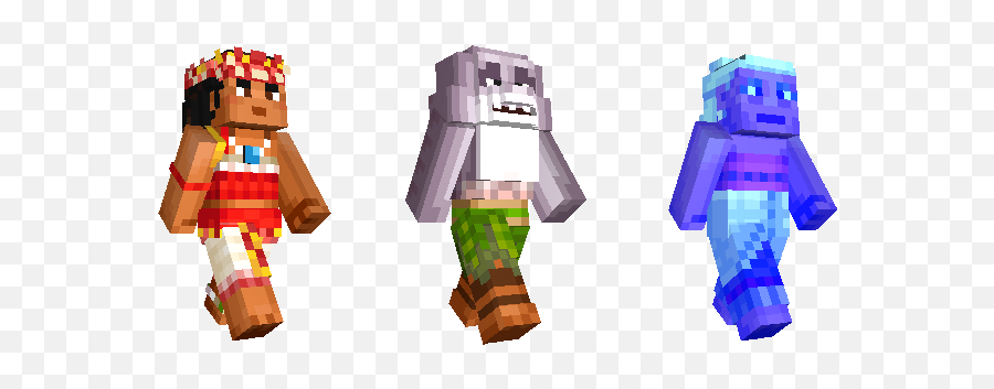Moana And Xbox Characters Come To Minecraft - Moana Skin Minecraft Png,Moana Characters Png