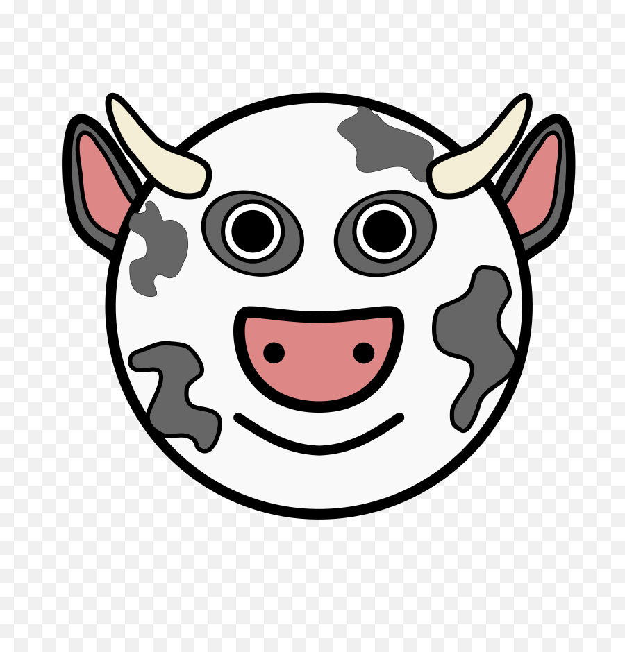 Cow Animal Farm - Cow Clip Art Circle Png,Cow Face Png