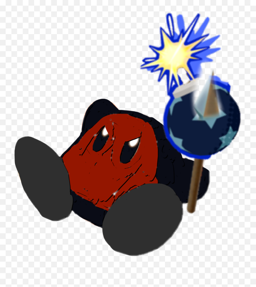 Kirby Wadlledee Waddledee Dee Wadlle Waddle Dark Darkwa - Cartoon Png,Kirby Transparent Background