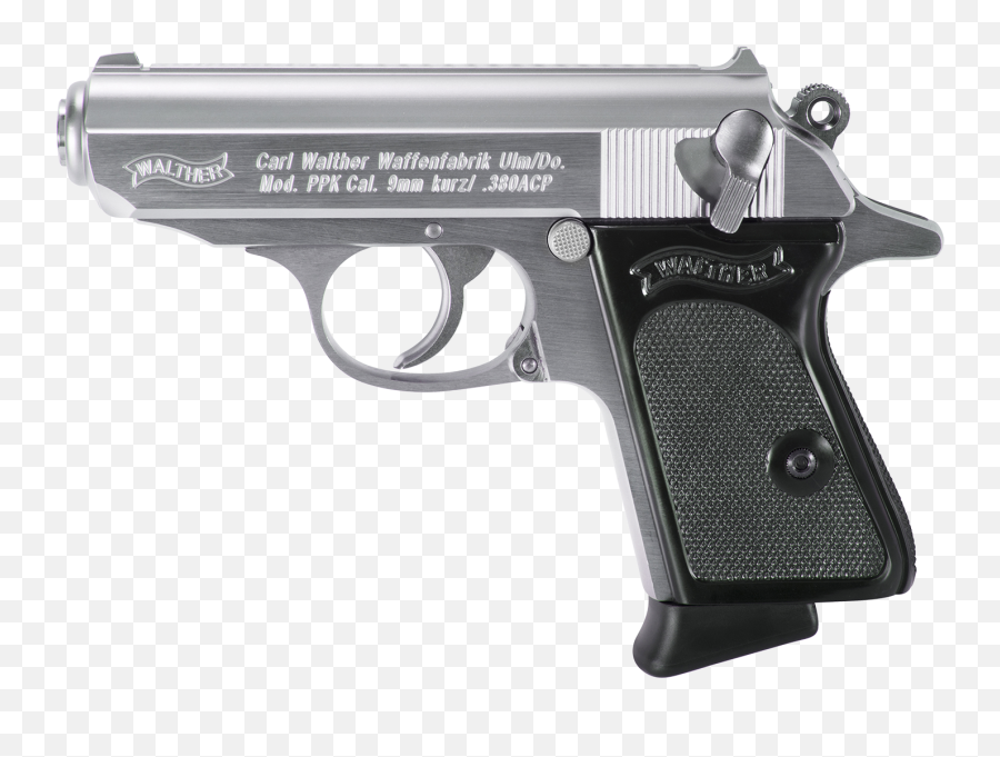 Ppk Stainless U2013 Wwwwaltherarmscom - Walther Ppk 32 Acp Png,Hand Gun Png