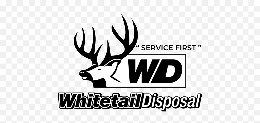 Whitetail Disposal Waste Management Company Montgomery Pa - Whitetail Disposal Logo Png,Deer Head Logo