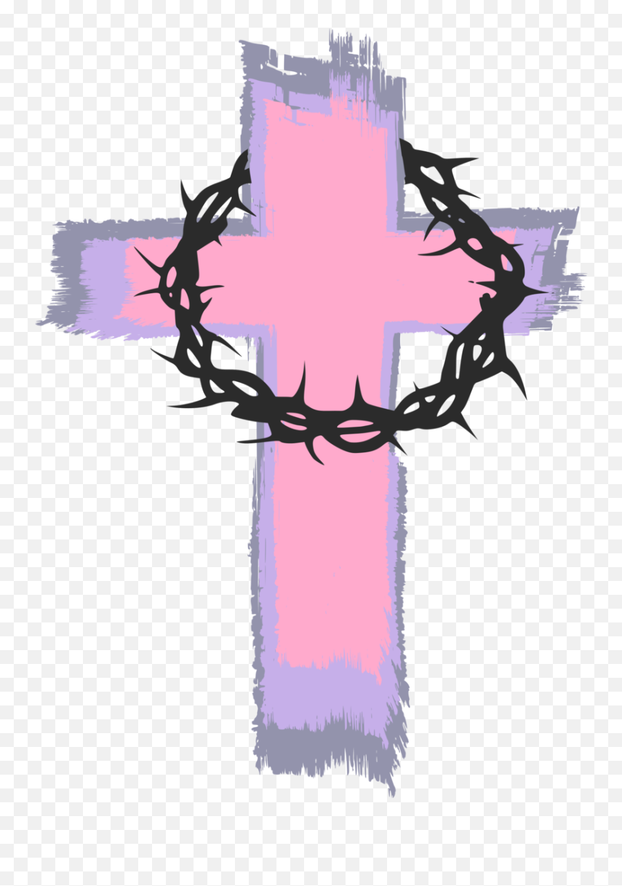 Layered Cross With Thorns Digital Svg File Png