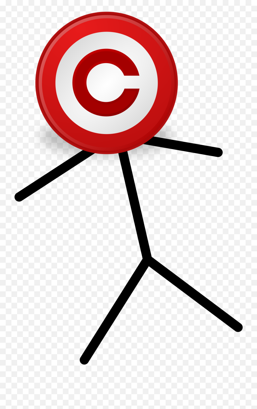 Copyright Icon - Copyright Stickman Png,Stickman Png