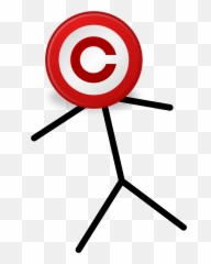 Copyright Icon - Stickman png