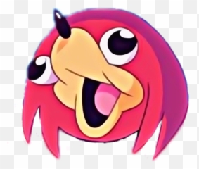 Uganda Knuckles Face Transparent U0026 Png Clipart Free Download - Emoji Png