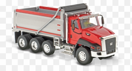 150 Cat Ct660 Dump Truck Red - Ct660 Cat Dump Truck Png,Dump Truck Png