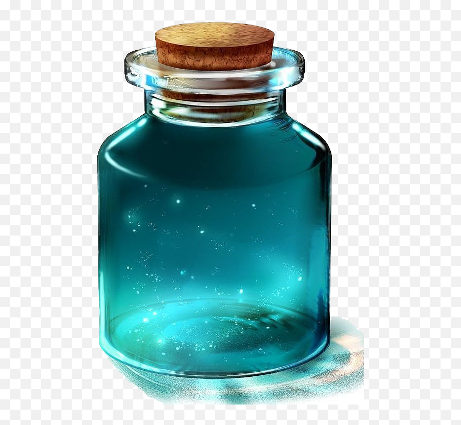 Magic Sparkles Png - Jar Anime Glow Png Magic Sparkles Anime Bottle,Magic Effects Png