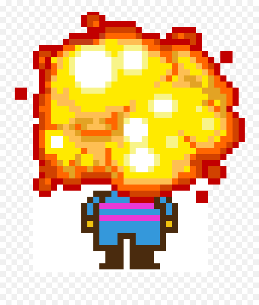 Frisk Explode - Funny Undertale Gif Animated Clipart Full Pixel Explosion Png,Explosion Gif Transparent Background