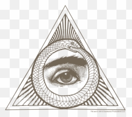 Eye Ouroboros Mousepad - Of Providence png