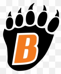 Download Grizzly Bear Paw Print Clipart - White Bear Lake Schools Png,Paw Print Logo