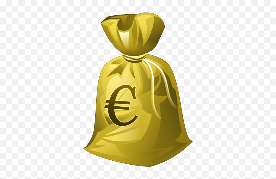 Money Bag Icon Png - Money Bag Euro,Money Symbol Png