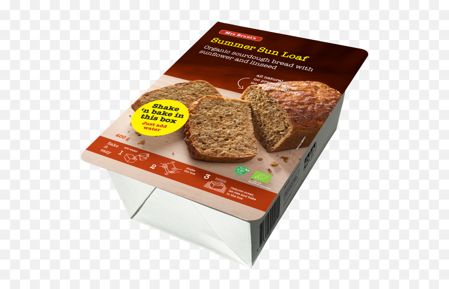 Mrs Bruntu2019s Shake U2018n Bake In This Box Summer Sun Loaf 400g - Sourdough Bread Png,Summer Sun Png