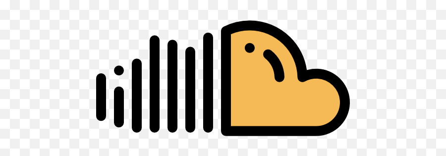 Soundcloud - Free Social Media Icons Icon Yellow Soundcloud Png,Soundcloud Transparent Logo