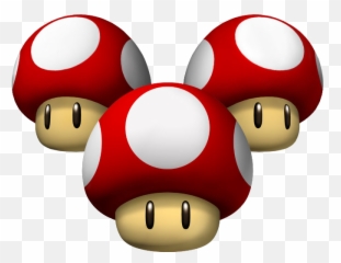 Mario Mushroom Transparent Image - Poison Mushroom Super Mario Png ...