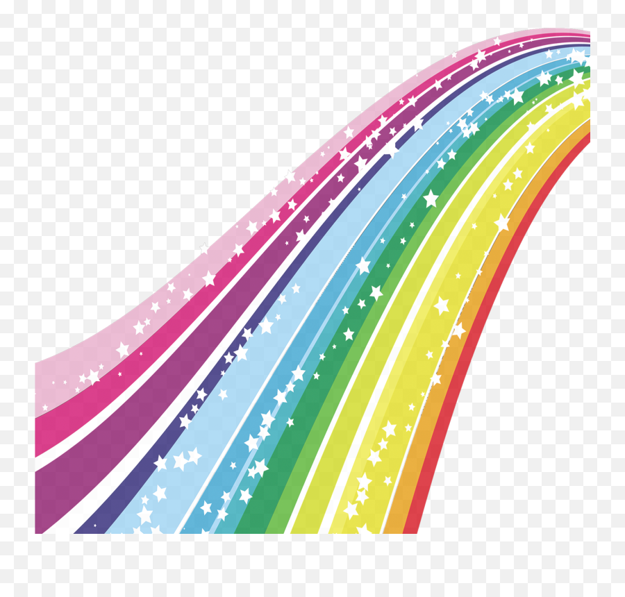 Cartoon Rainbow Png - Transparent Background Free Rainbow Clipart,Cartoon Rainbow Png