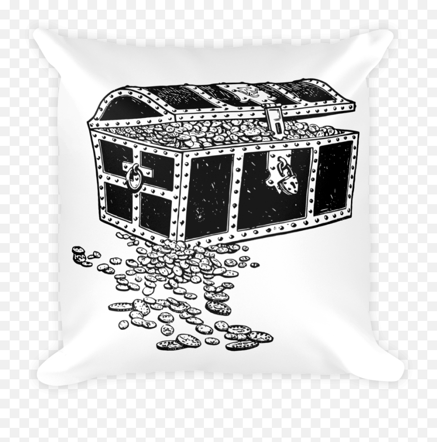 Anime Body Pillow Png - Pirate Treasure Chest Black And White,Body Pillow Png