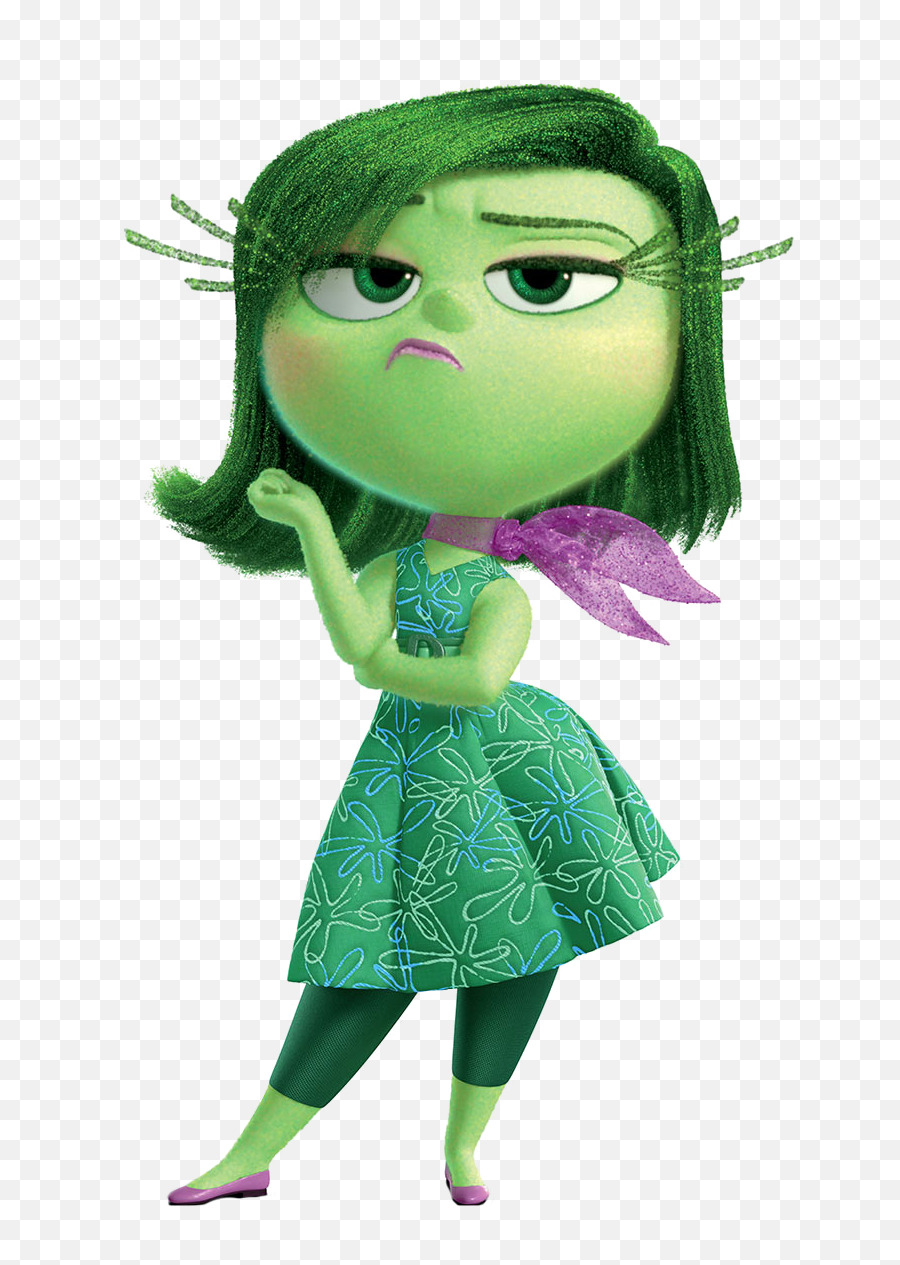 Disgust Inside Out Transparent Png - Inside Out Sadness Disgust Joy,Pixar Png