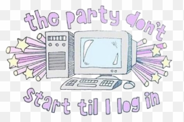 Transparents And Over Lays Via Tumblr - Party Dont Start Til I Log Png,Tecnologia Png