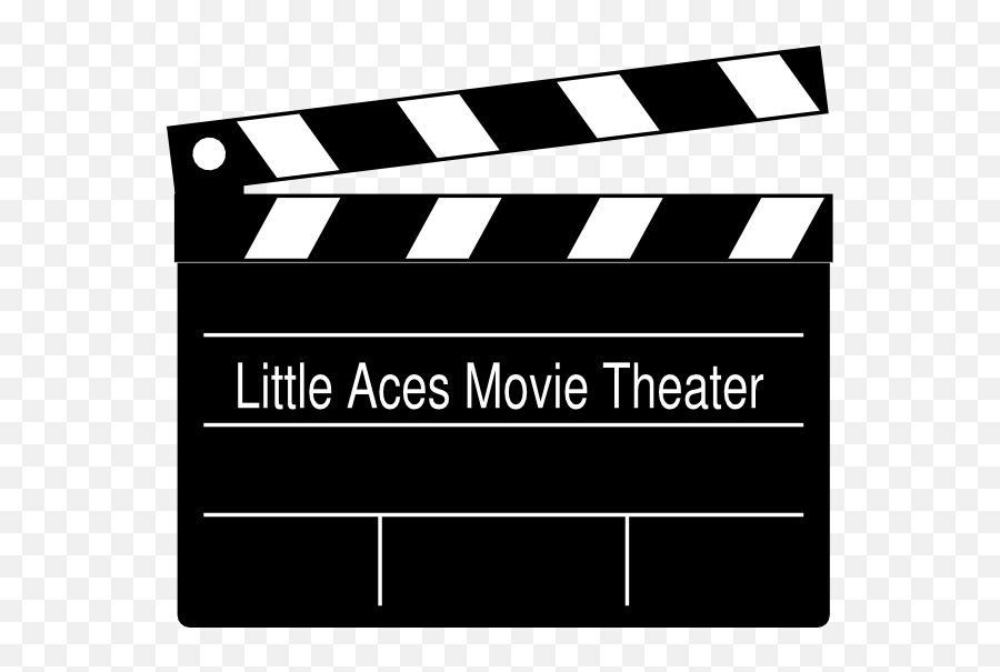 Aces Movie Theater Clip Art - Vector Clip Art Black And White Productions Png,Movie Theater Png