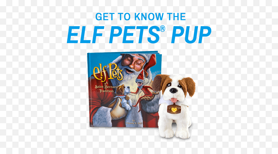 Download Get To Know The Elf Pets Pup - Elf On The Shelf Elf Pet St Bernard Png,Elf On The Shelf Png