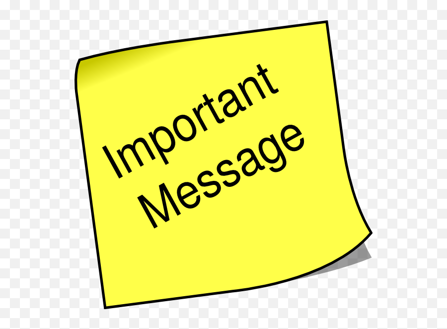 Important Message Clip Art N2 Free Image - Attention Please Png,Important Png